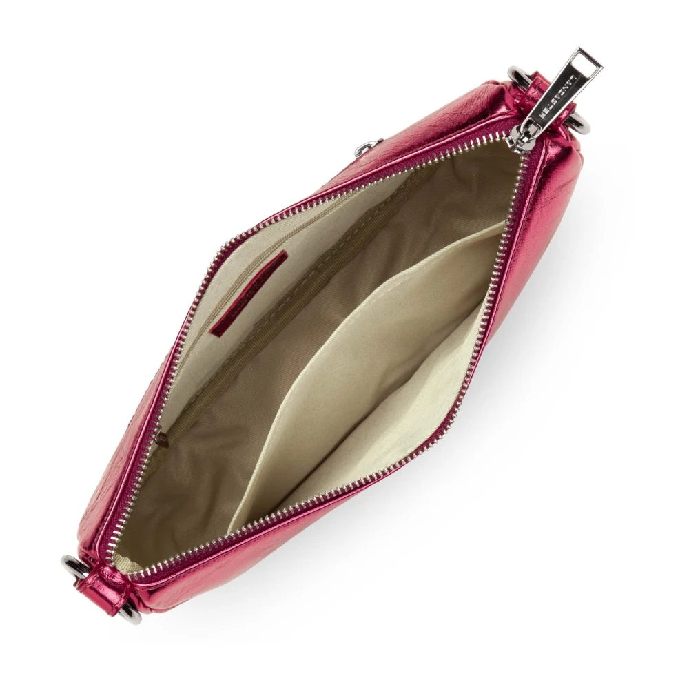 Lancaster Fashion FIrenze Rits Halve Maan Tas Pink Dames