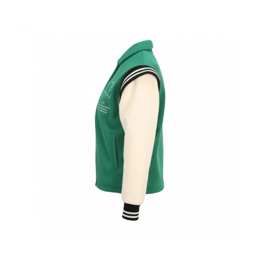 Fila Stijlvolle polyesterjas voor vrouwen Green Dames