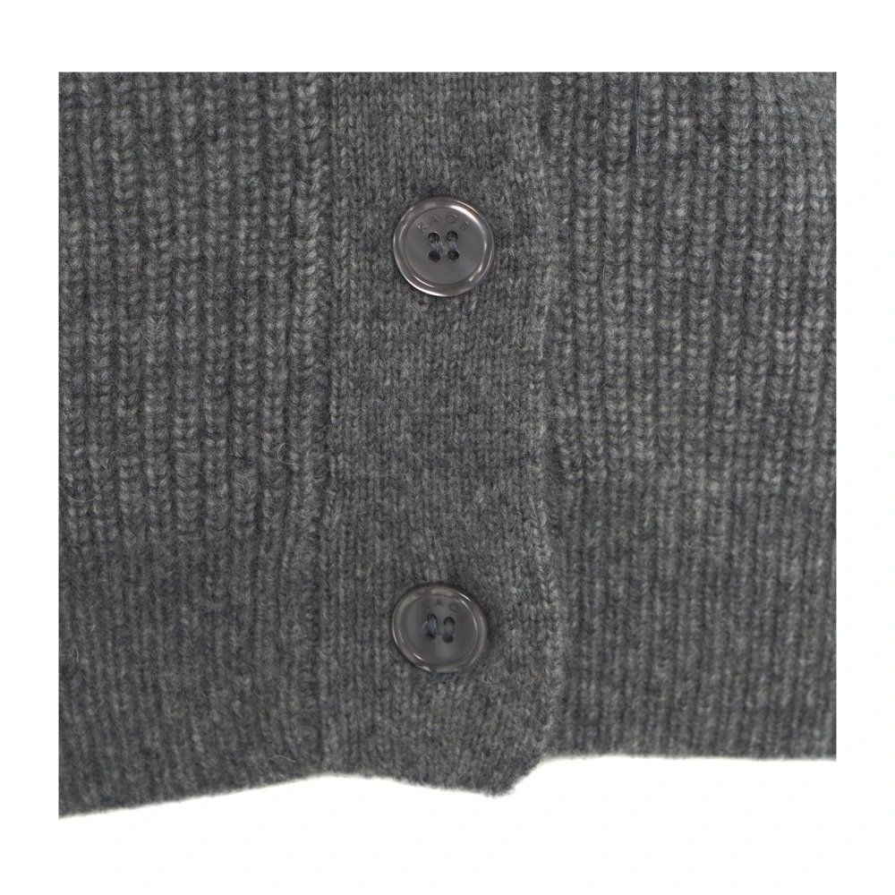 Kaos Grijze Gebreide Kleding Aw24 voor Vrouwen Gray Dames