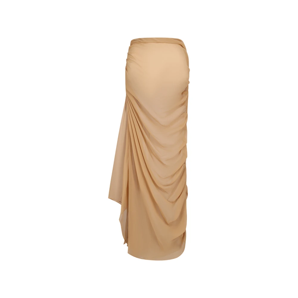 Giuseppe Di Morabito Women's Beige Maxi Skirts, Xs, Gonna/Skirt