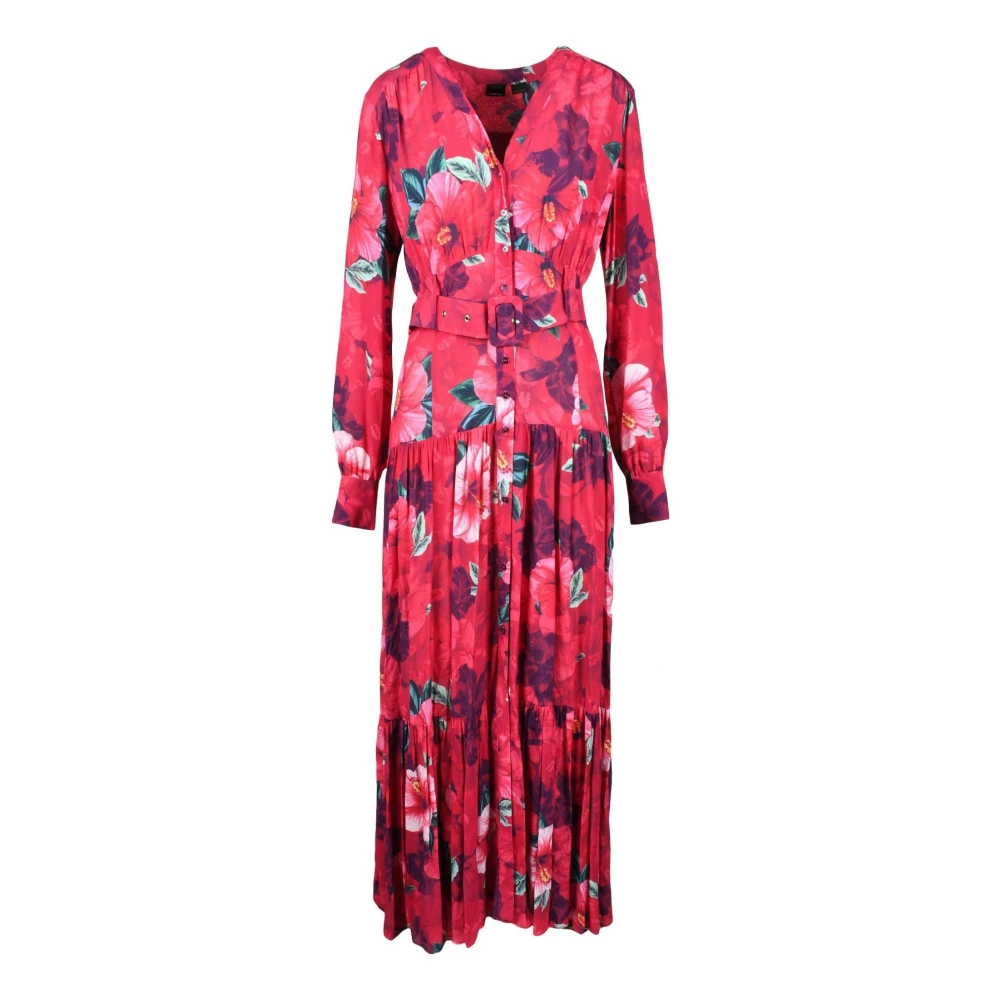 pinko Viscose Jurk voor Dames Pink Dames