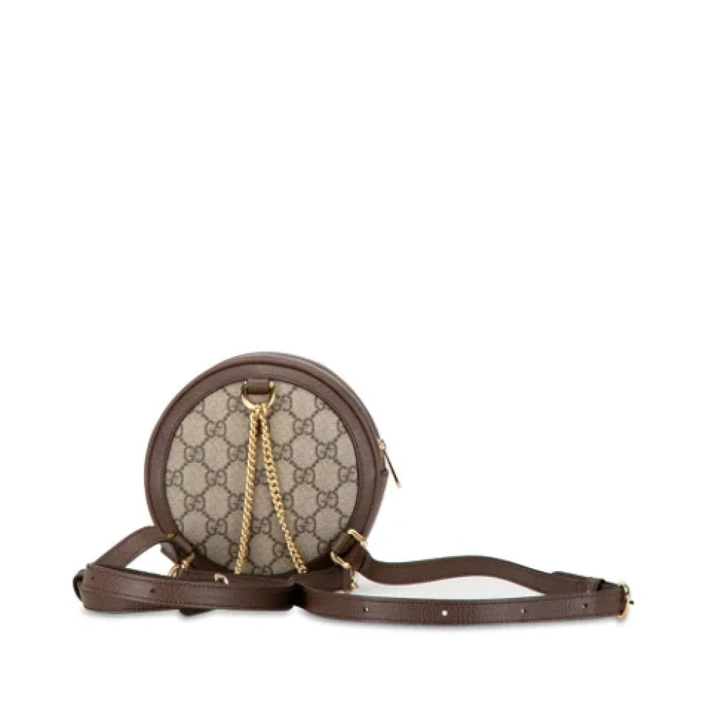 Gucci Vintage Pre-owned Plastic gucci-bags Beige Dames