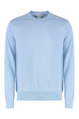 ribbet-crew-neck-sweater-i-bomuldsblanding