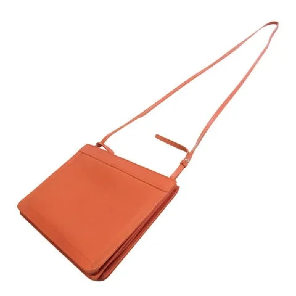 Balenciaga Vintage Pre-owned Leather balenciaga-bags Orange Dames