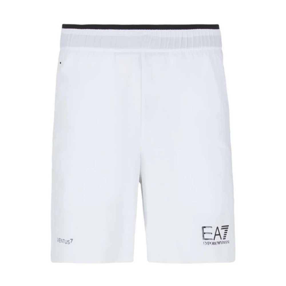 Emporio Armani EA7 Casual Shorts White Heren
