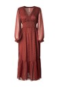 robe-midi-florale-encolure-croisee
