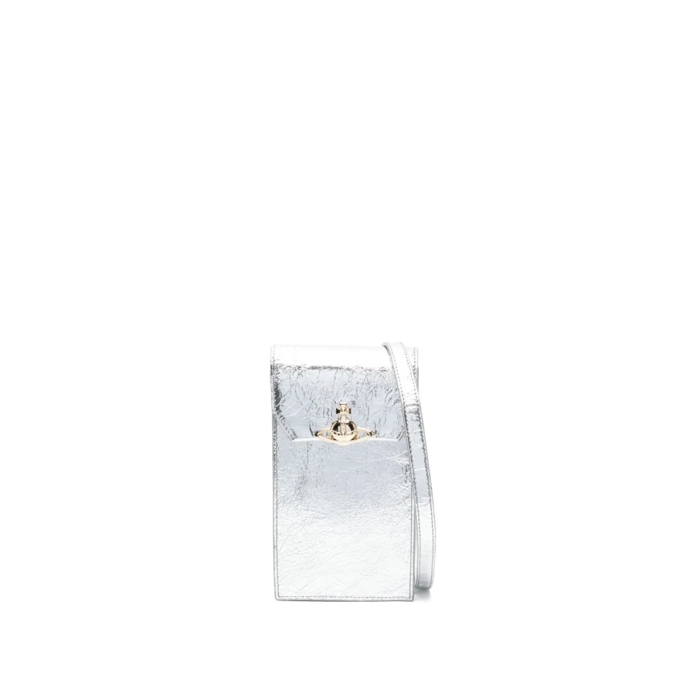 Vivienne Westwood Zilveren I-Tech Schoudertas Gray Dames