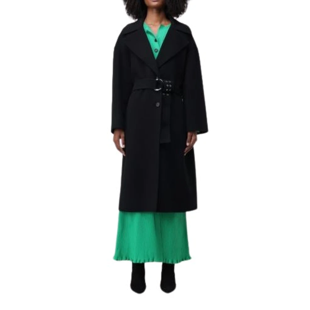 Philosophy di Lorenzo Serafini Zwarte Jas Lorenzo Stijl Black Dames