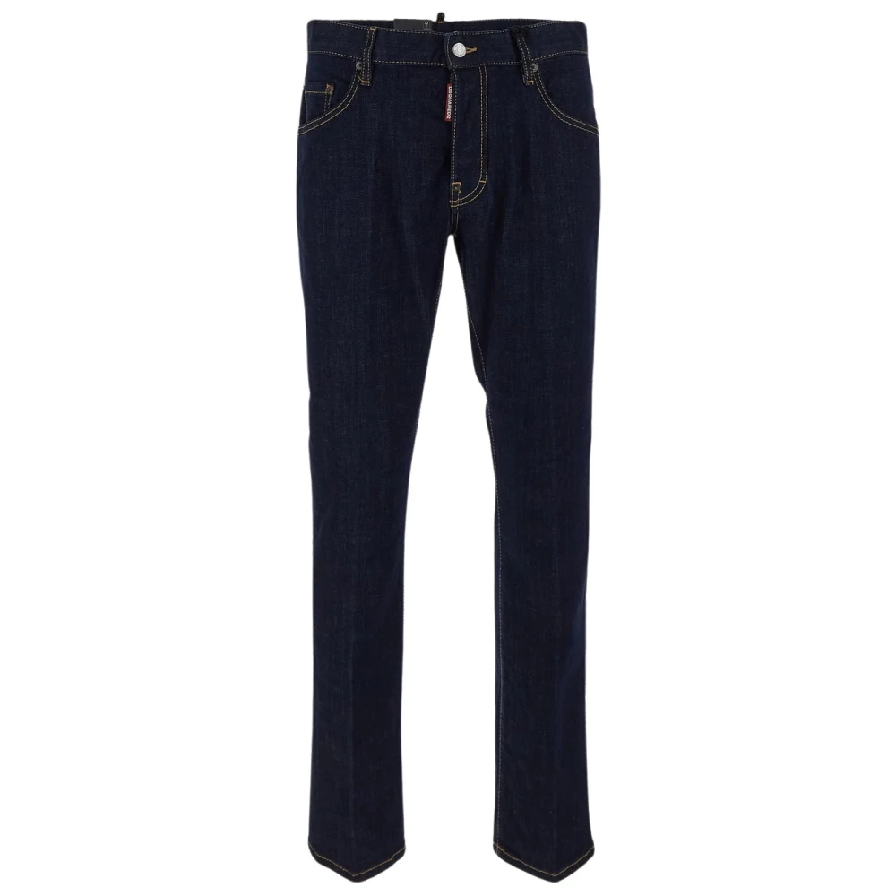 Dsquared2 Klassieke Denim Jeans voor Dagelijks Gebruik Blue Heren