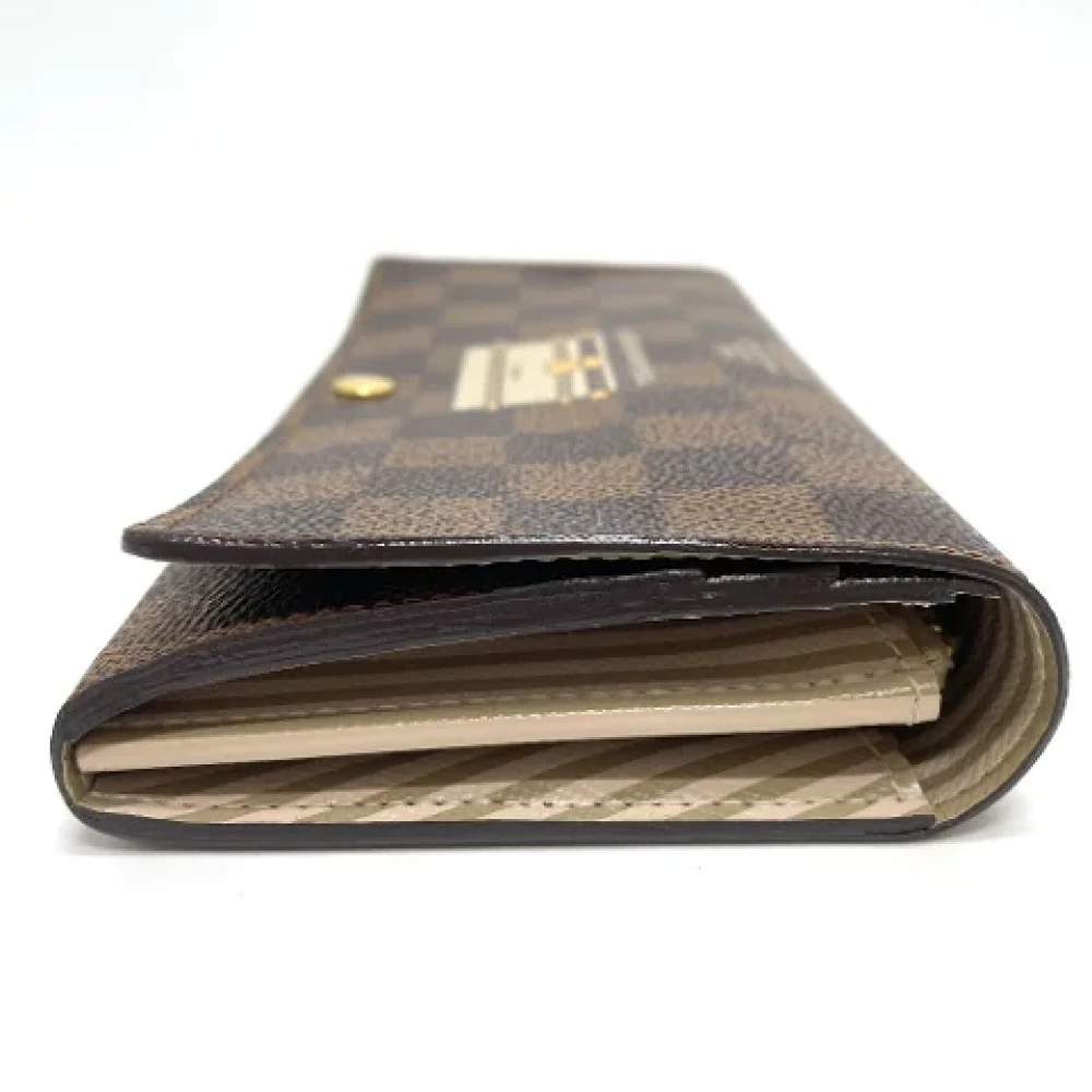 Louis Vuitton Vintage Pre-owned Canvas wallets Brown Dames