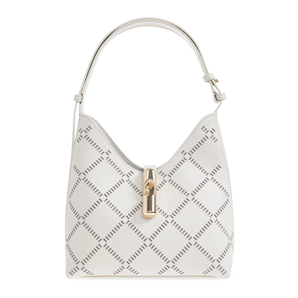 Furla Women's White Goccia Small Hobo Shoulder Bag - Shoulder Bags - One Size - Bags