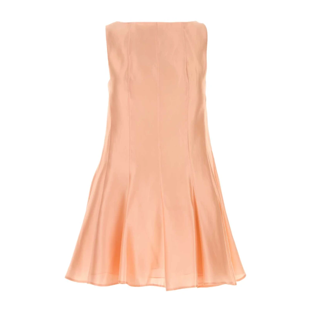 Khaite Orange Mags Dress - Female - Party Dresses - Xs - Dresses