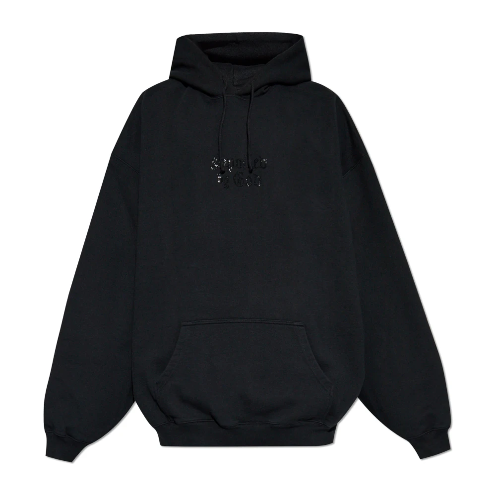 Vetements Hoodie Black Heren