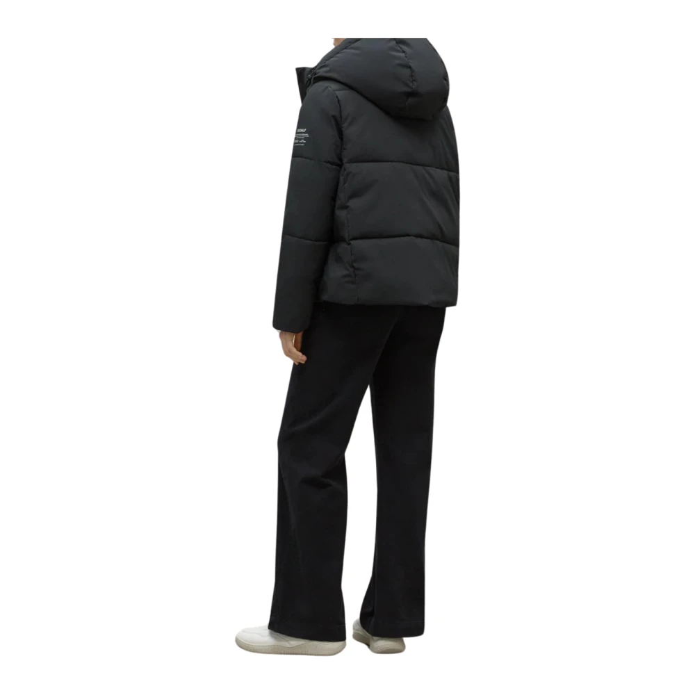 Ecoalf Zwarte Damesjas Ipalaalf Stijl Black Dames