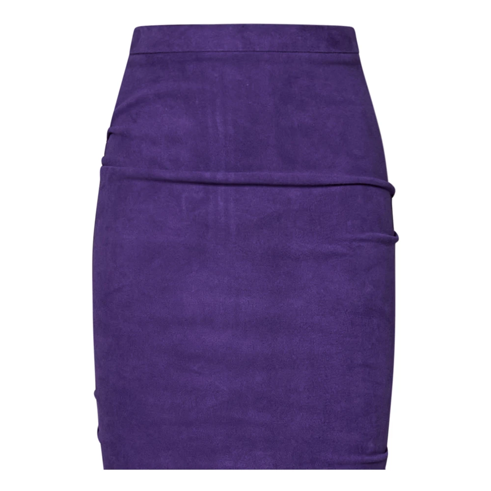 Laquan Smith Maxi Skirts Purple Dames