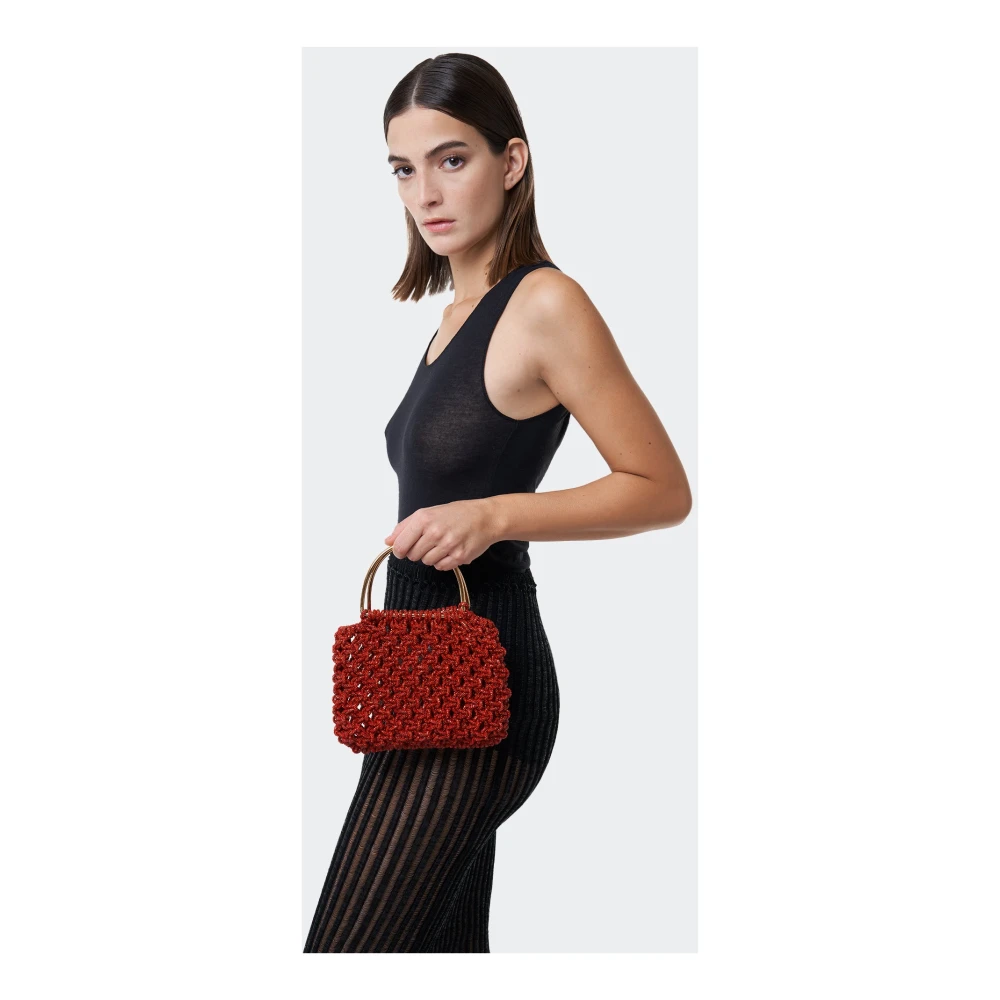Hibourama Stijlvolle Alice Handtas Red Dames