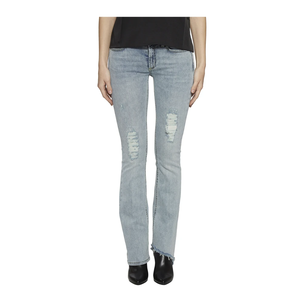 Dondup Denim Neon Jeans Blue Dames