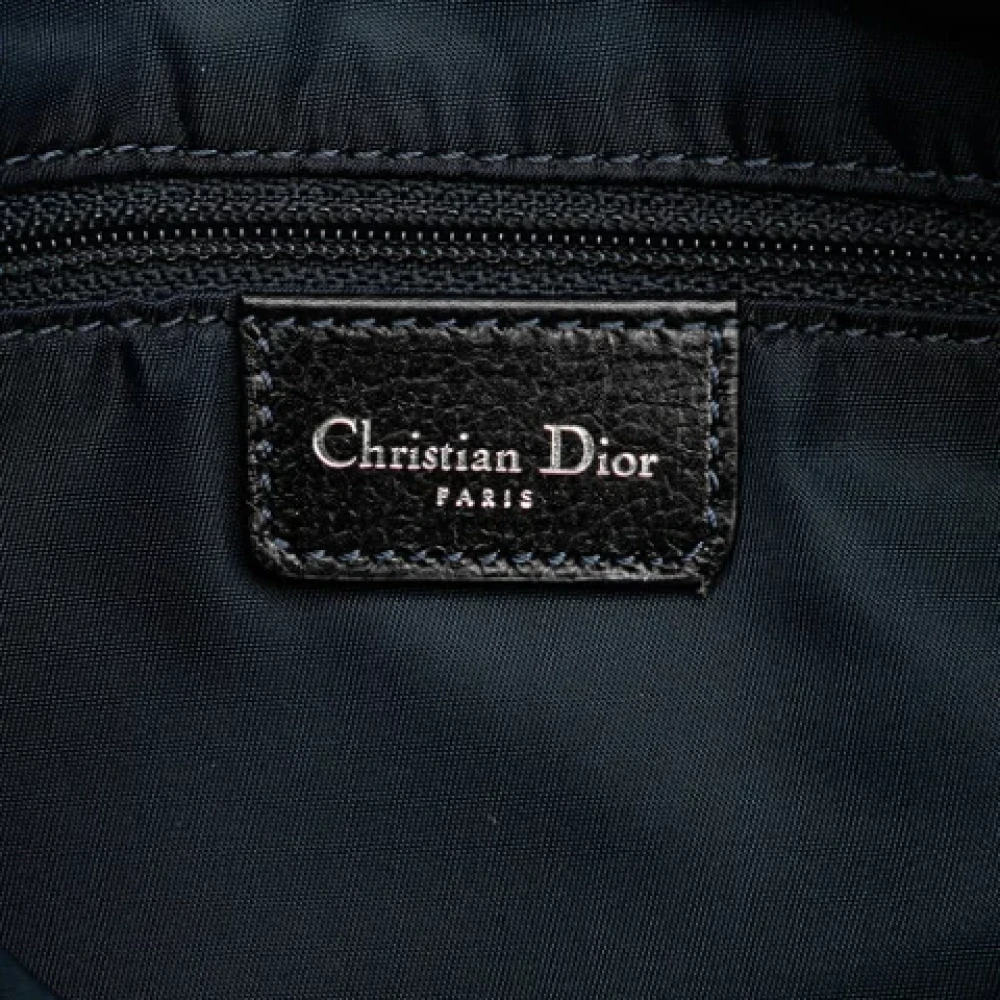 Dior Vintage Pre-owned Canvas shoulder-bags Orange Dames