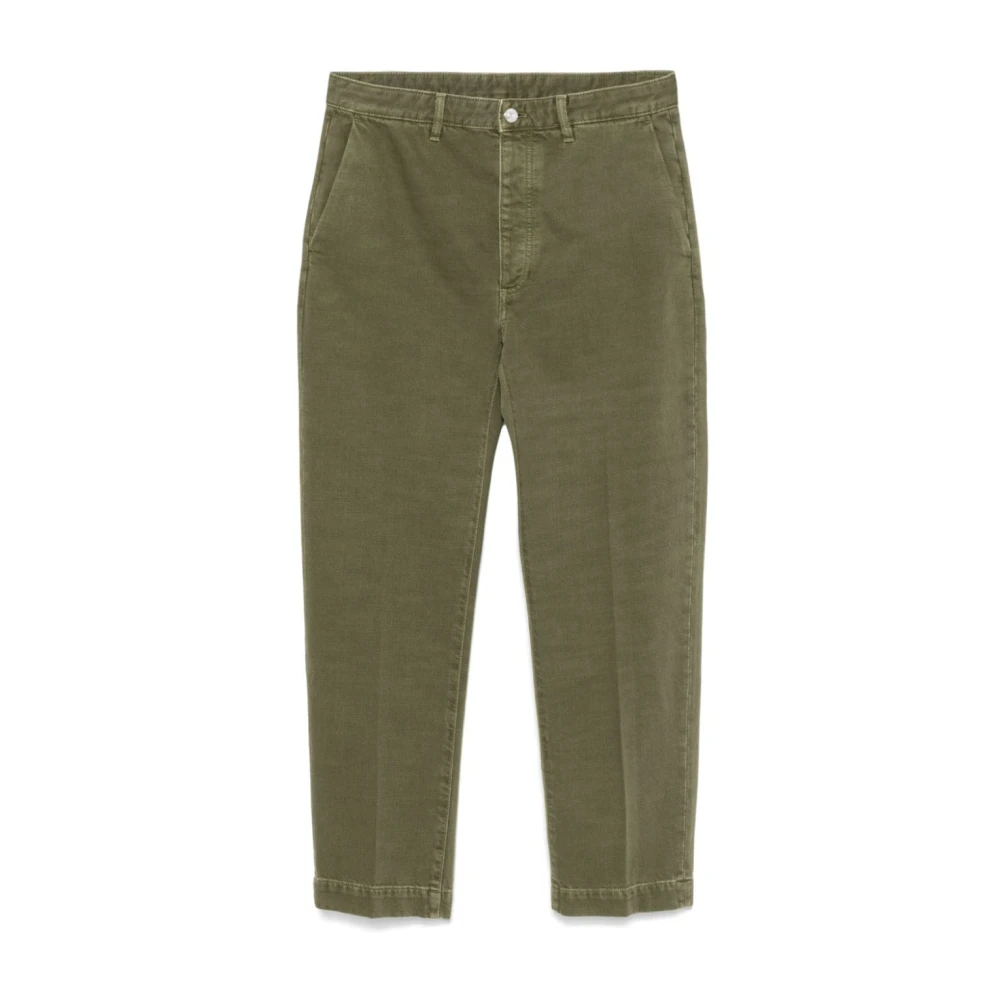Nine In The Morning Groene Katoenen Broek Knoopsluiting Green Heren