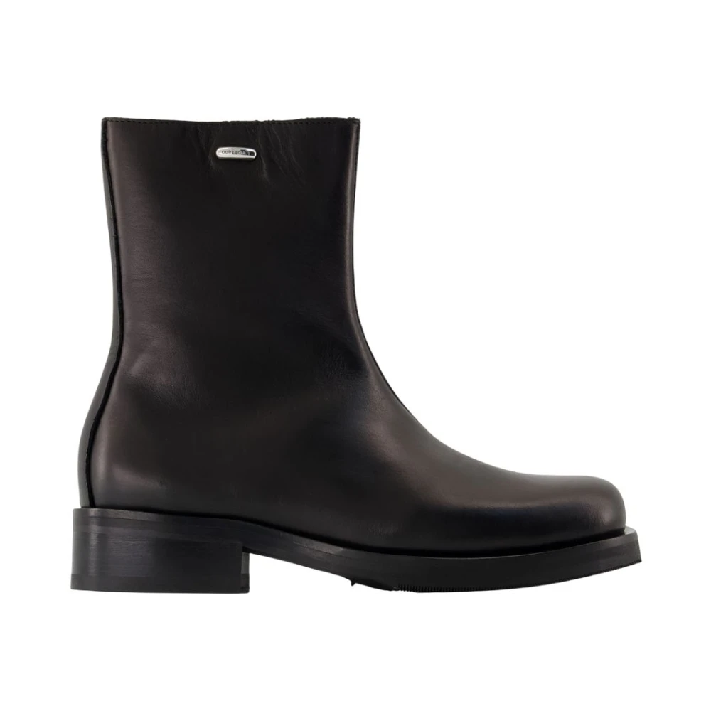 Our Legacy Black Ankle Boots, Male, 8 Uk, Camion Boot