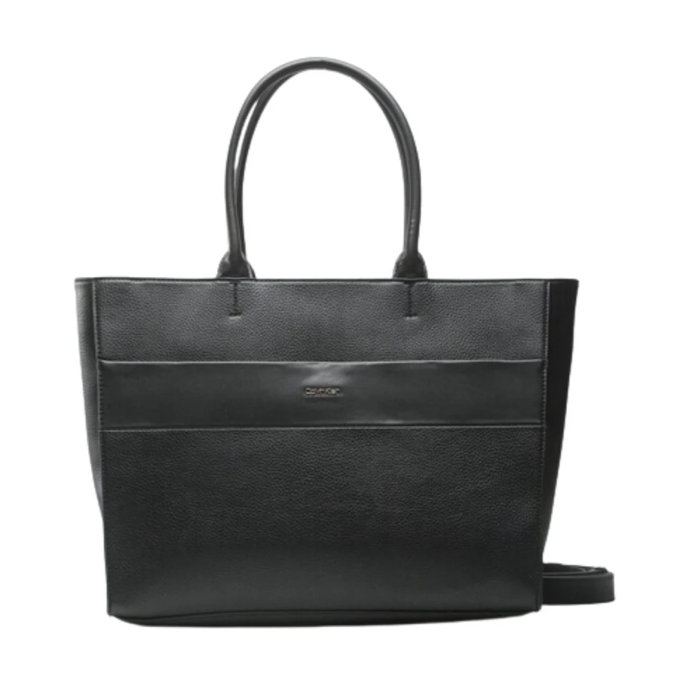 Calvin Klein Daglig Klädd Shopper Väska Black, Dam