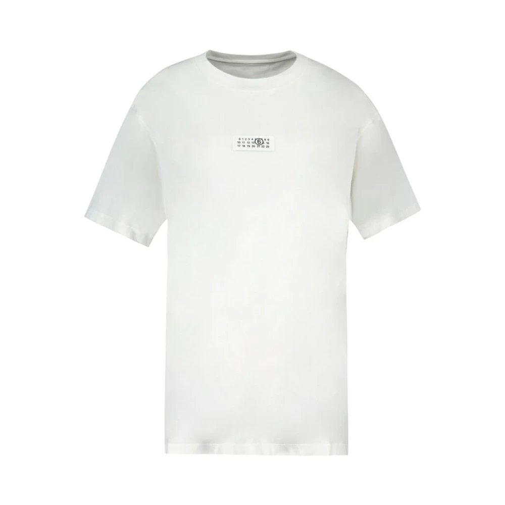 Mm6 Maison Margiela Herren Weiß Oberteile, Lgröße: