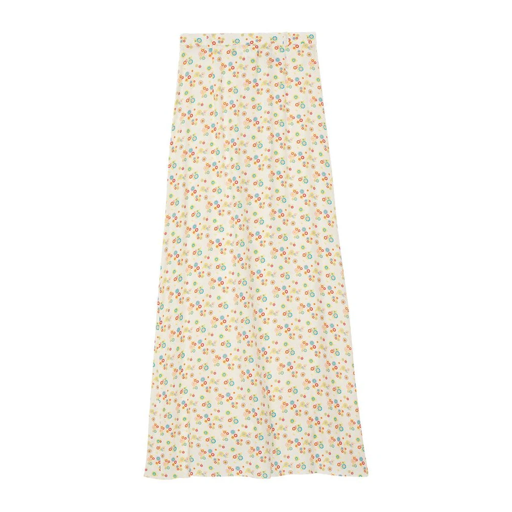 Ines De La Fressange Paris Blommig Långkjol Elegant Chic Multicolor, Dam