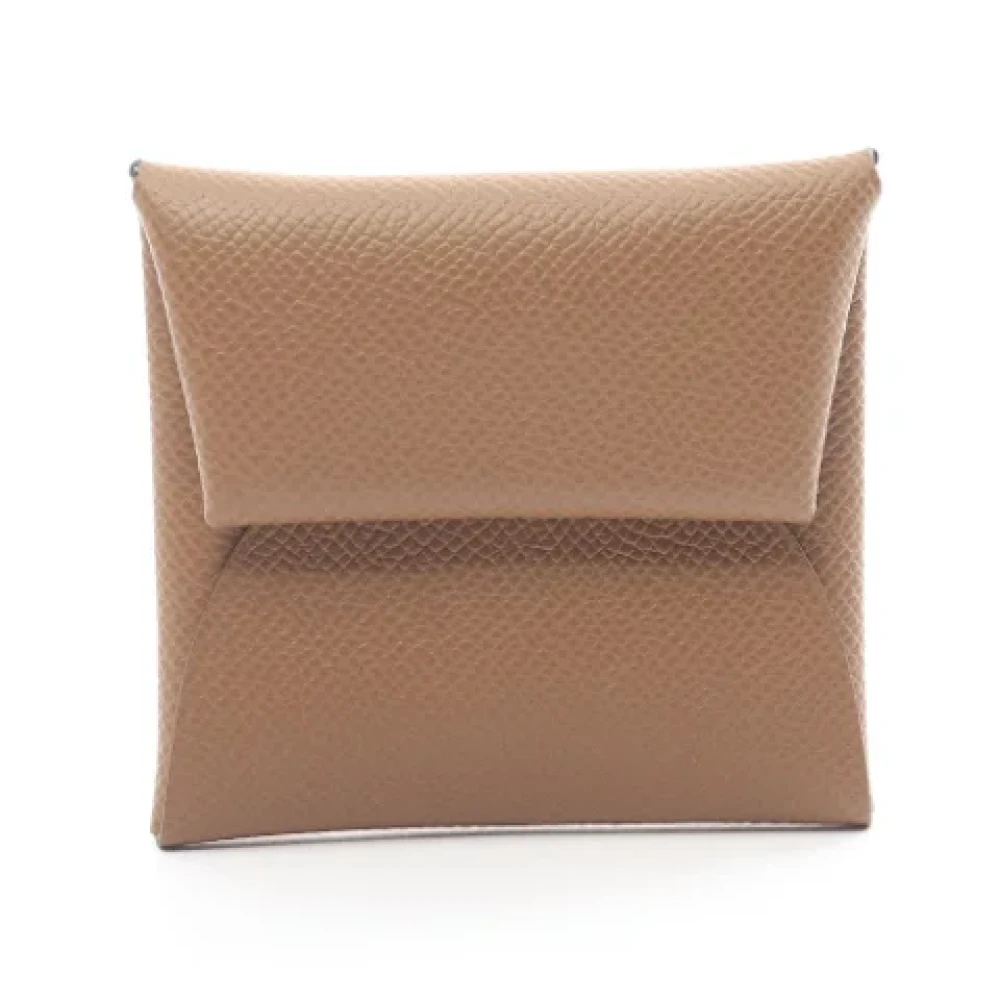 Hermès Vintage Pre-owned Leather wallets Brown Dames