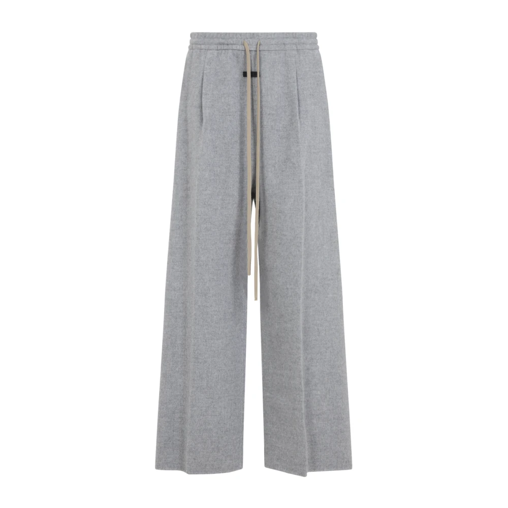 Fear Of God Luxe Wijde Pijp Wollen Broek Gray Heren