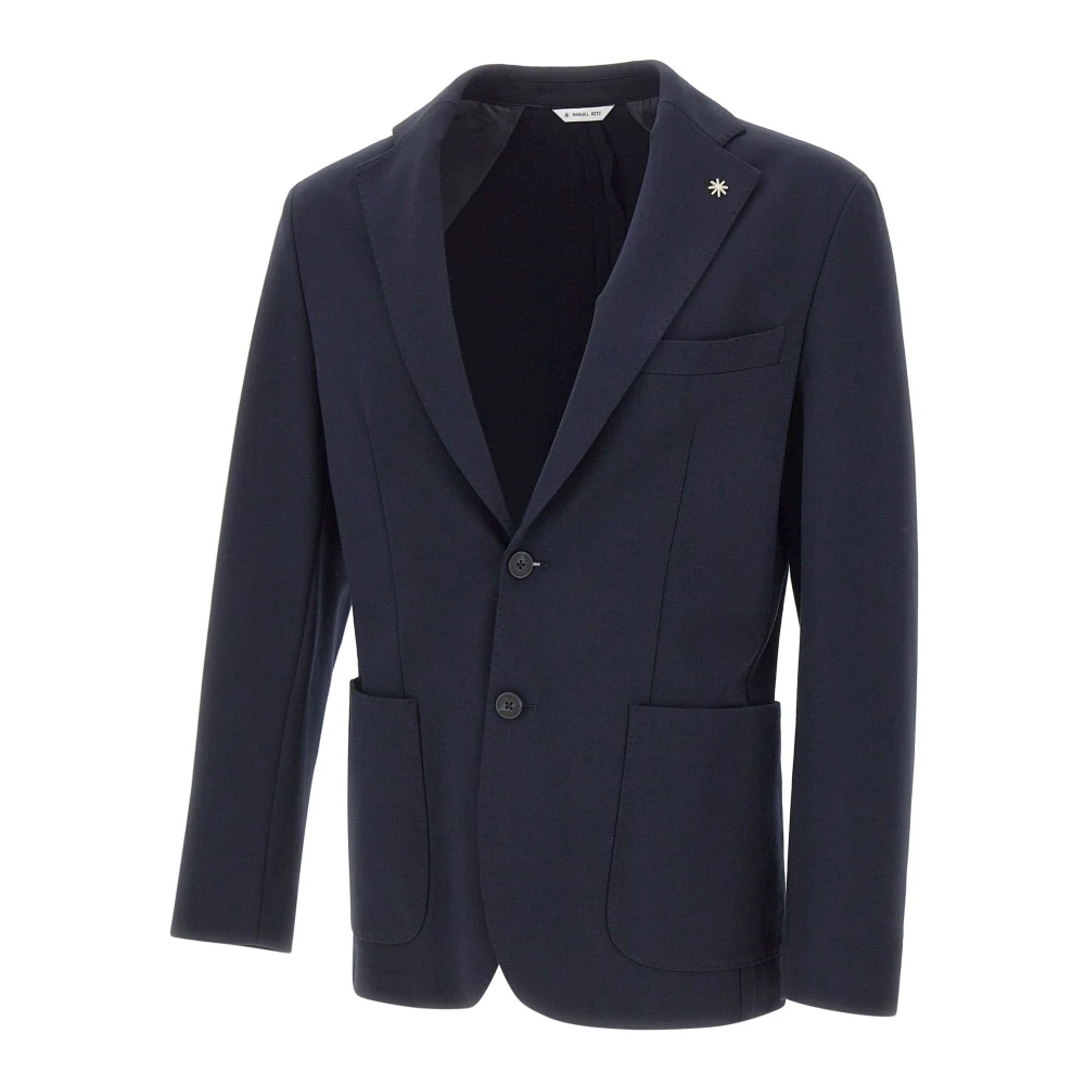 Manuel Ritz Men's Blue Blazers, 3XL, Nuvola Jacket