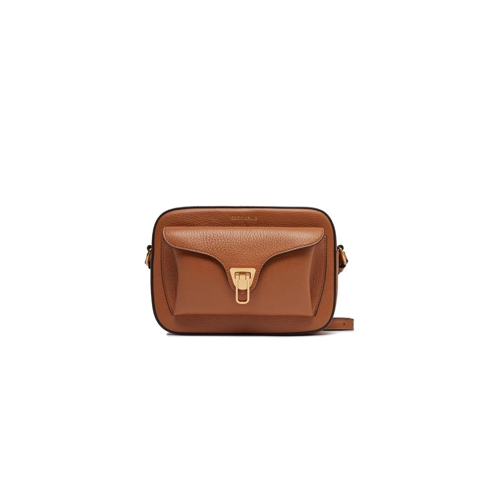 Coccinelle Marrone Leather Women Handbag - Image 3