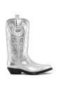bottines-slip-on-brodees-argent-metallise
