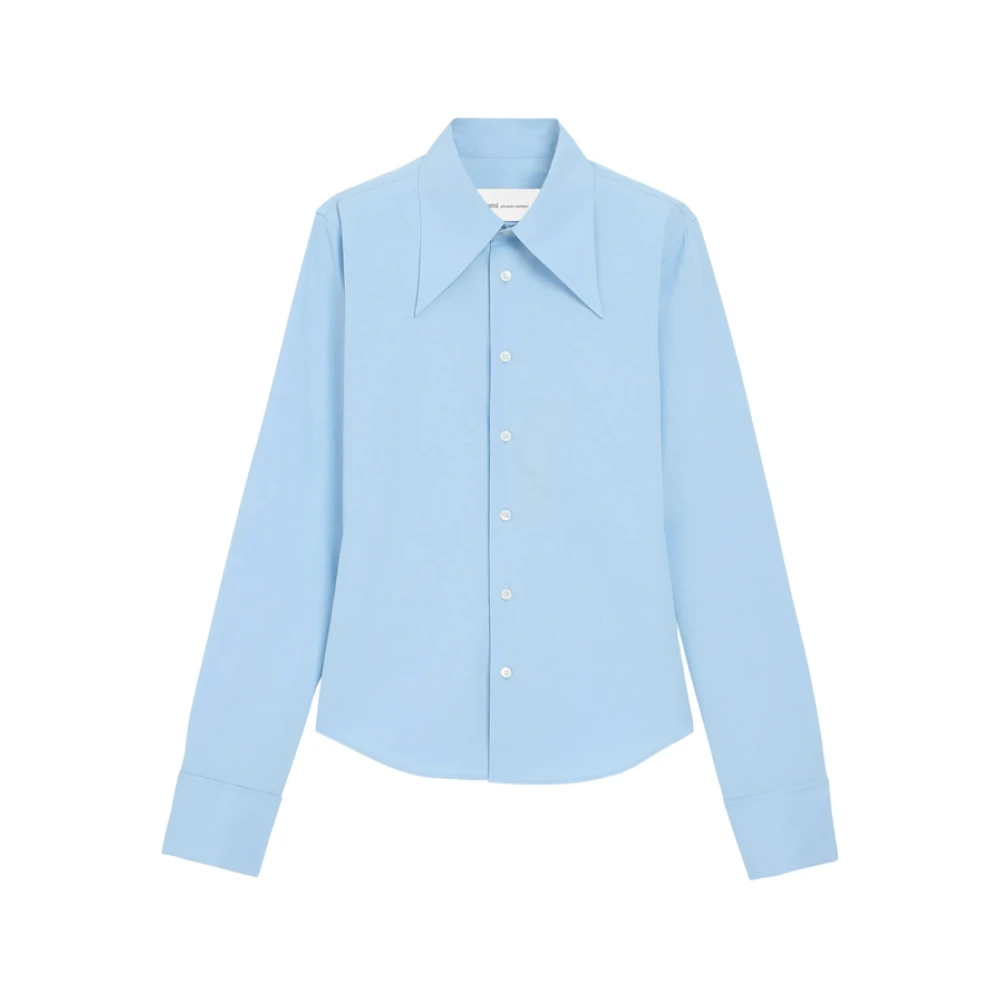 Ami Paris Donna Blu Camicette S, New,
