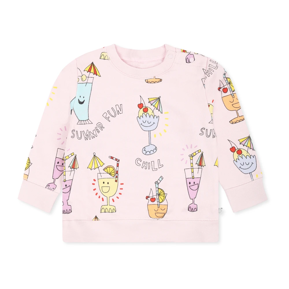 Stella Mccartney Unisex Lilac Round Neck Sweatshirt