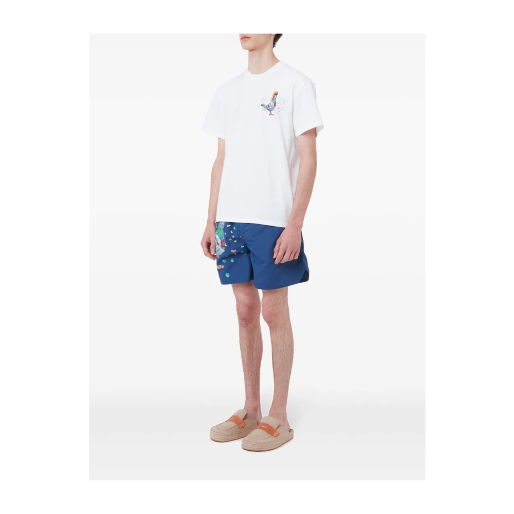 JW Anderson Witte T-shirt voor mannen White Heren