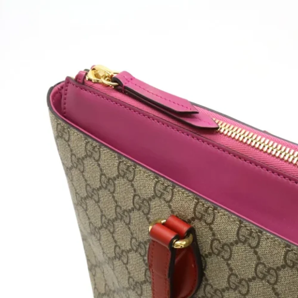 Gucci Vintage Pre-owned Fabric gucci-bags Pink Dames