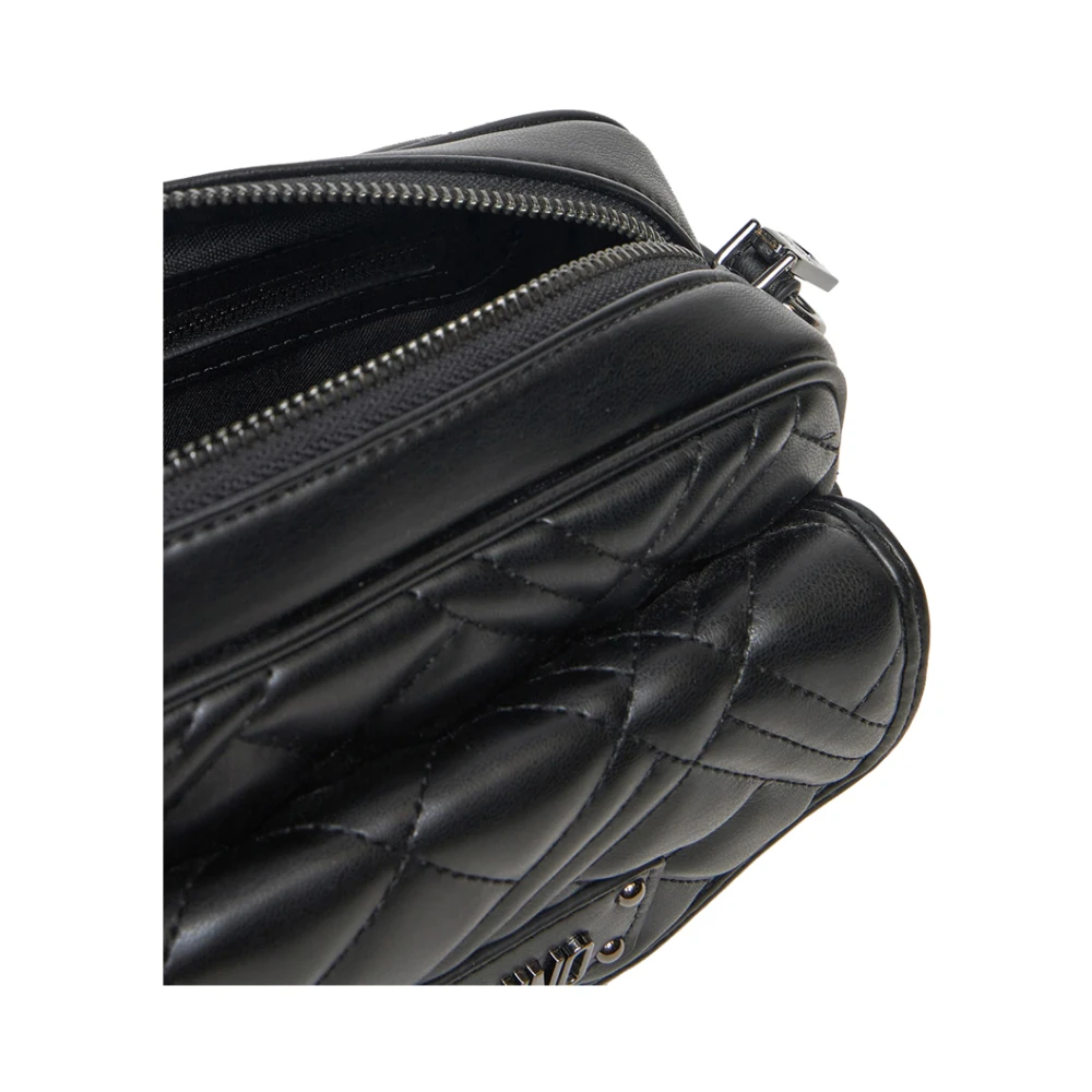 Moschino Zwarte Schoudertas Trendy en Elegant Black Dames