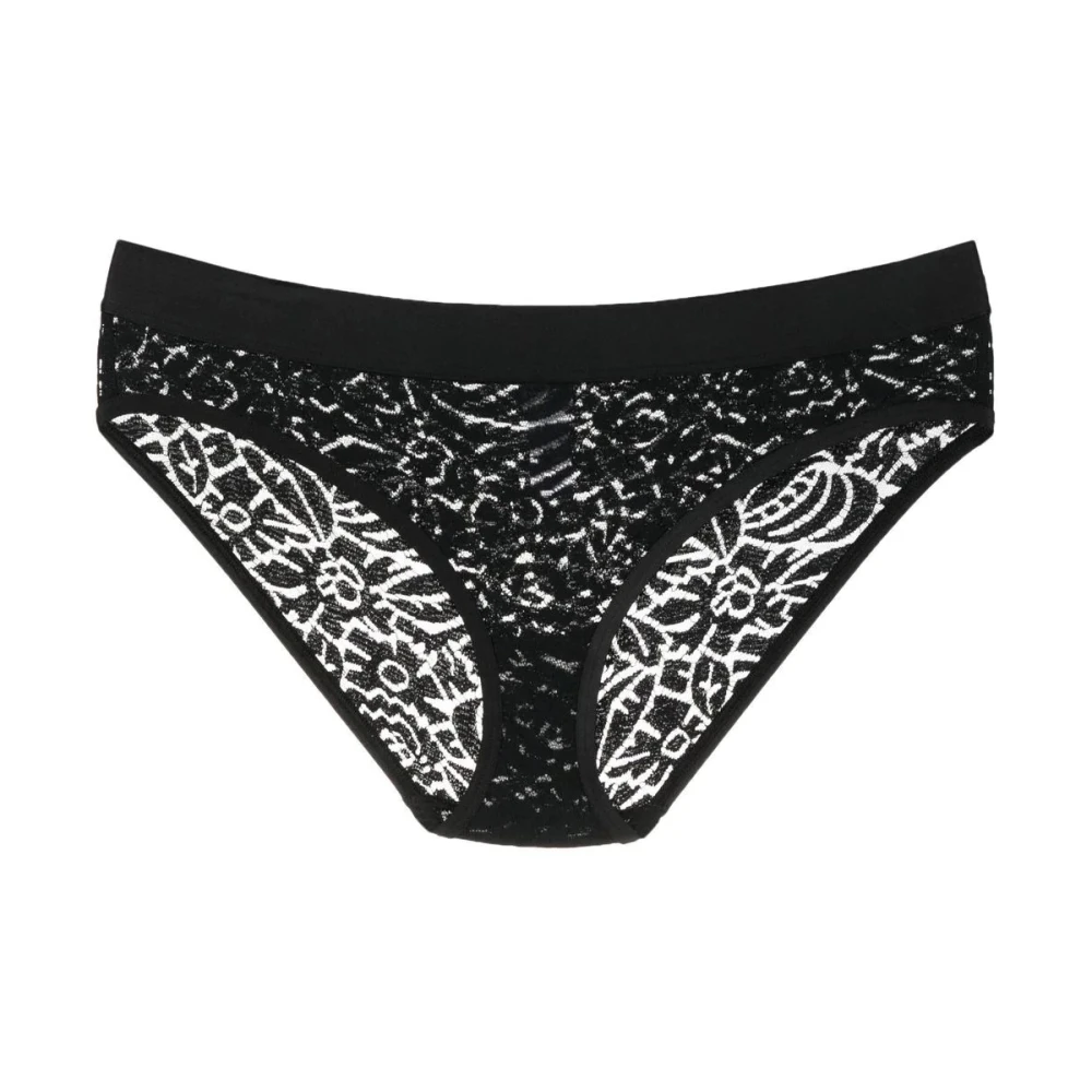 Eres Zwarte Slip Lingerie van Brandy Vels Black Dames