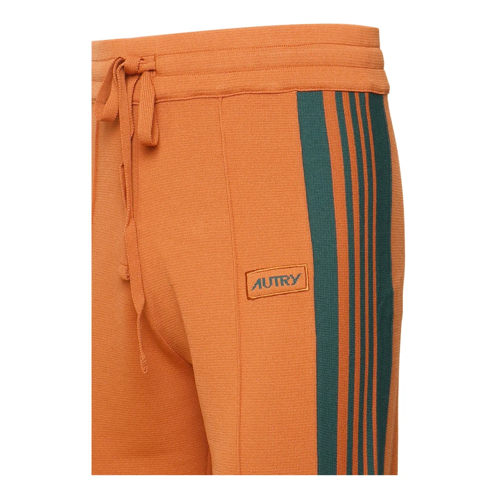 Autry Sportieve Broek met Zijzakken Orange Heren