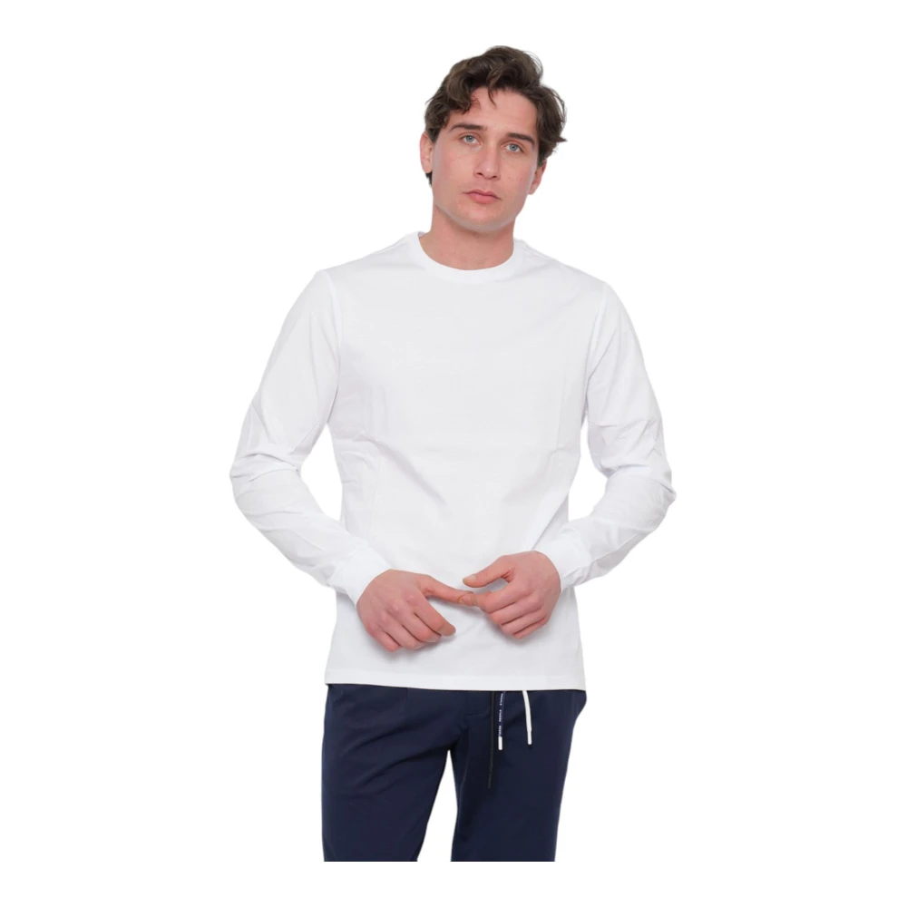 People of Shibuya Lange Mouw T-shirt White Heren