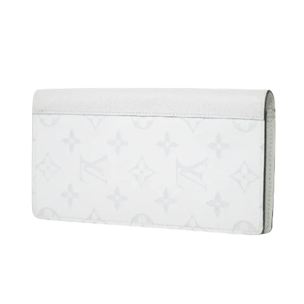 Louis Vuitton Vintage Pre-owned Leather wallets White Dames