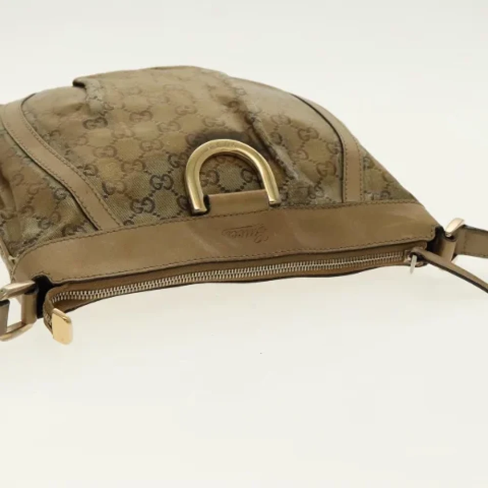 Gucci Vintage Pre-owned Canvas gucci-bags Yellow Dames