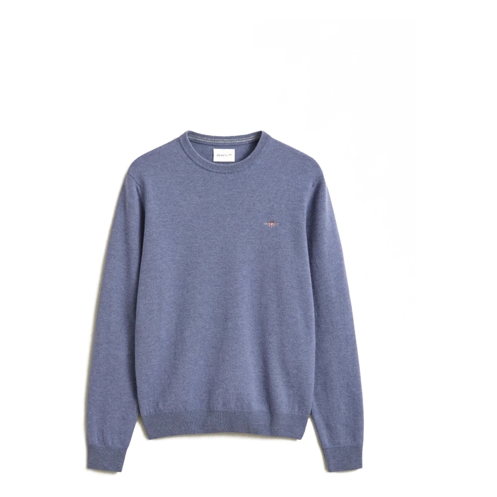 Gant Pullover Lammwolle Horizon Blue Hellblau Blau Größe XL - Bild 10