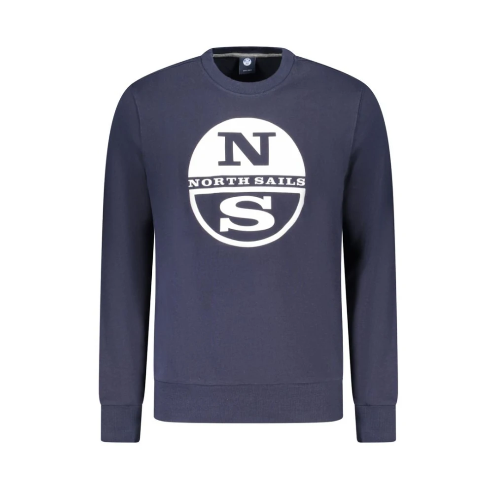 North Sails Men's Blue Long-Sleeved Sweatshirt - Sweatshirts - 2XL - Sweatshirts & Hoodies