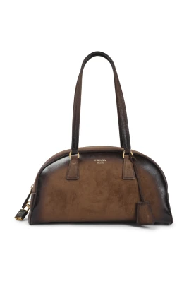 Bowling Medium Suede Bag