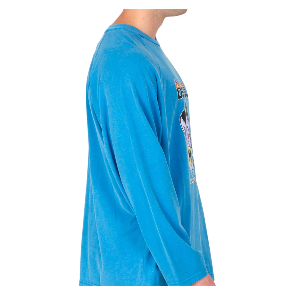Liberal Youth Ministry Dracula Gewassen Tee in Blauw Blue Heren