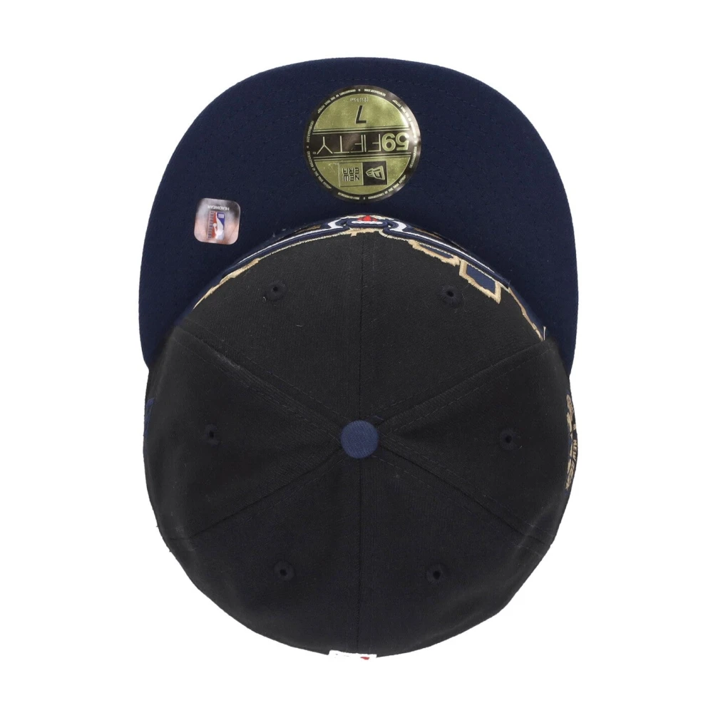 new era NBA Flat Brim Cap Zwart Blue Heren