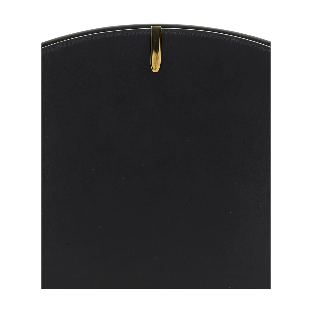 Savette Zwarte leren crossbody tas Florence Black Dames