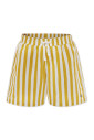 maillot-de-bain-jaune-a-rayures-avec-logo
