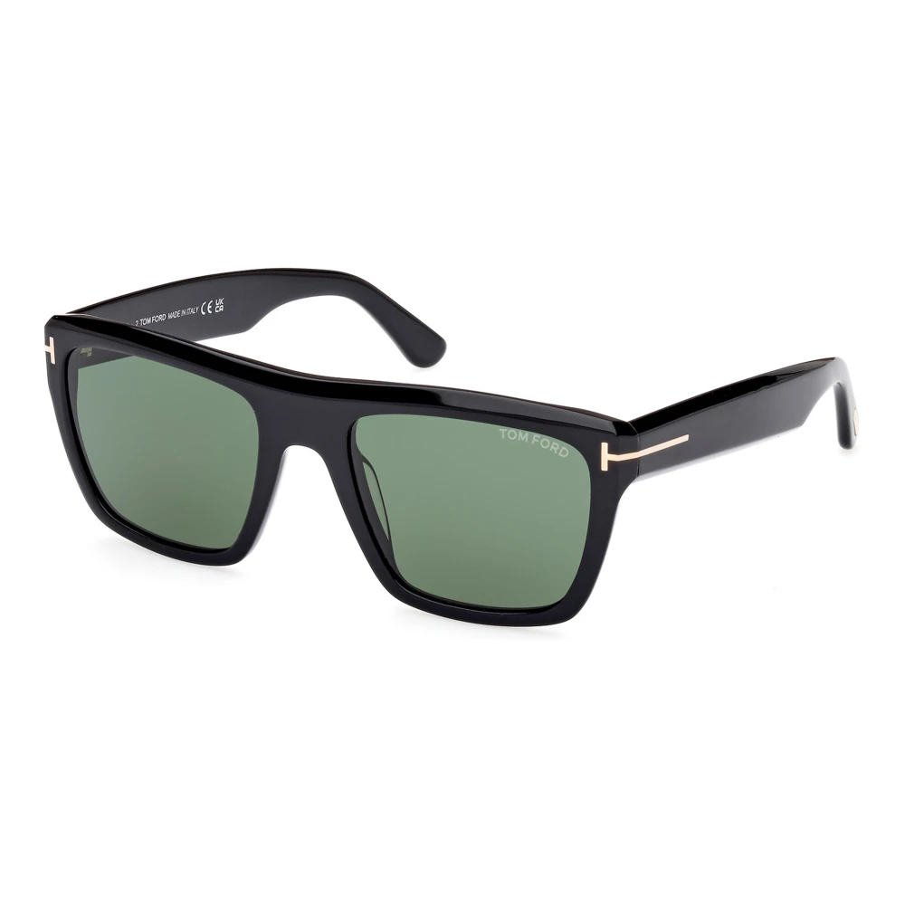 Tom Ford Men's Black/Green Alberto Sunglasses
